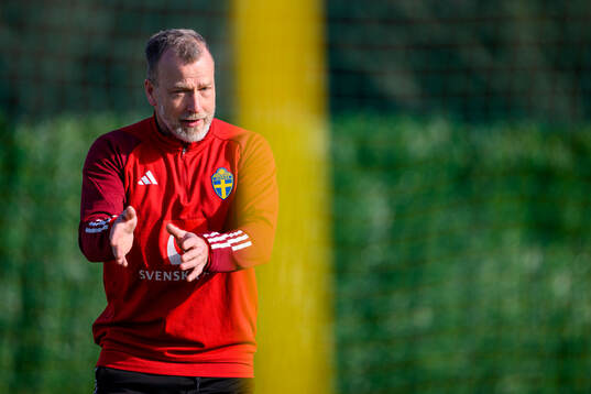 Physio Pontus Ekblom of the women's national football team