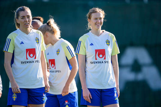 Linda Sembrant and Emma Östlund of Sweden of the women's