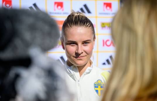 Amanda Nildén of Sweden of the women's national football