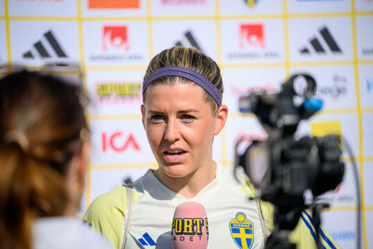 Olivia Schough of Sweden of the women's national football