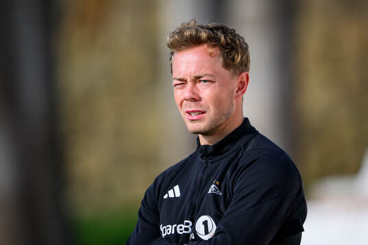 Adam Andersson of Rosenborg at a training session