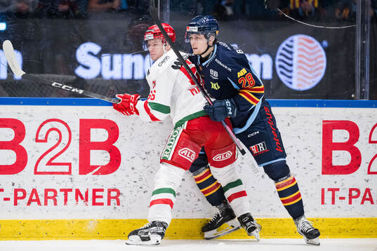 Moras Ludvig Markman och Djurgårdens John Dahlström