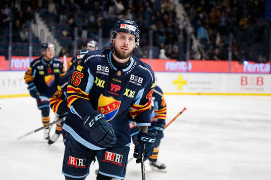 Djurgårdens Albin Grewe jublar