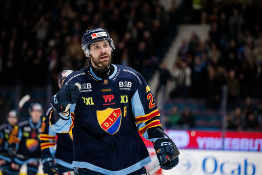 Djurgårdens Ludvig Rensfeldt jublar