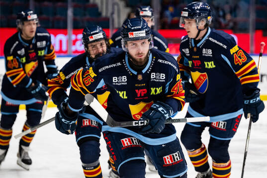 Djurgårdens Albin Grewe jublar