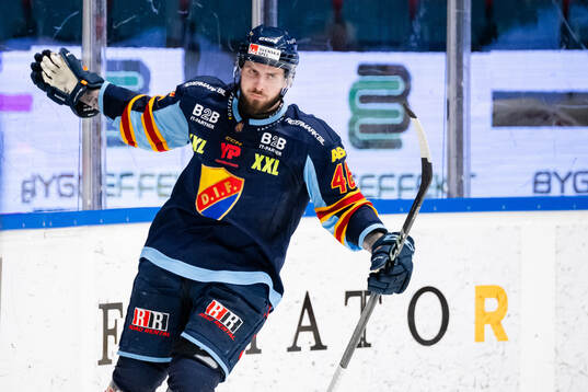 Djurgårdens Albin Grewe jublar
