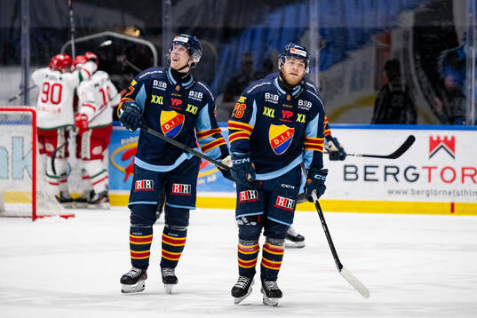 Djurgårdens John Norman och Emil Berglund deppar