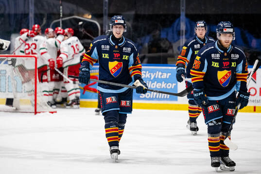 Djurgårdens John Norman och Emil Berglund deppar