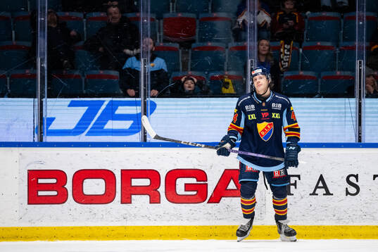 Djurgårdens Olle Liss deppar