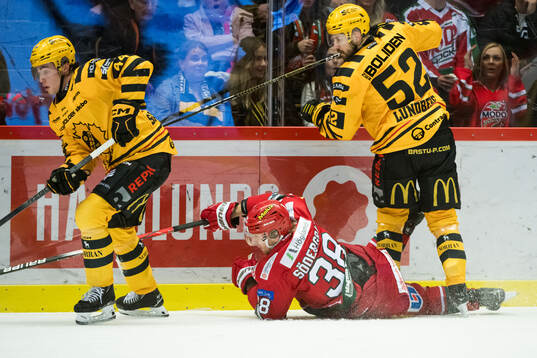 Skellefteås Elias Salomonsson Arvid Lundberg och MoDos