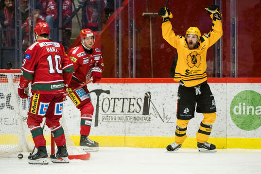 Skellefteås Arvid Lundberg jublar