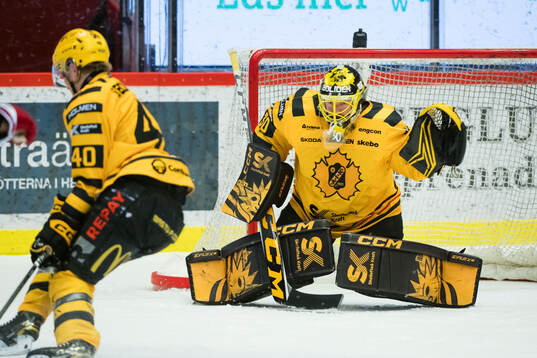 Skellefteås målvakt Gustaf Lindvall
