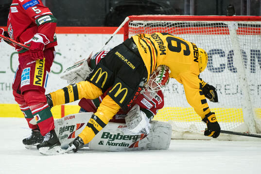 MoDos målvakt Lassi Lehtinen August Berg och Skellefteås