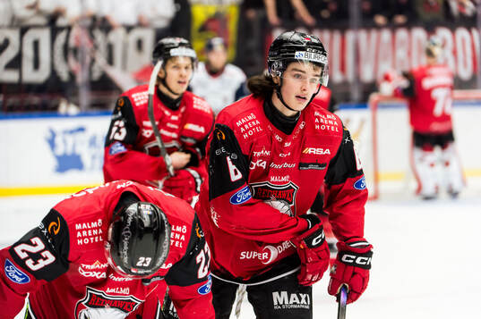Malmö Redhawks Dominik Badinka deppar