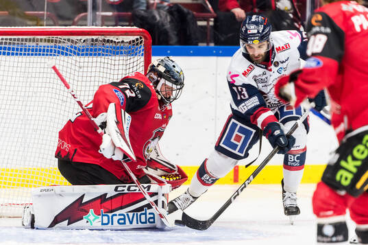 Malmö Redhawks målvakt Daniel Marmenlind och Linköpings