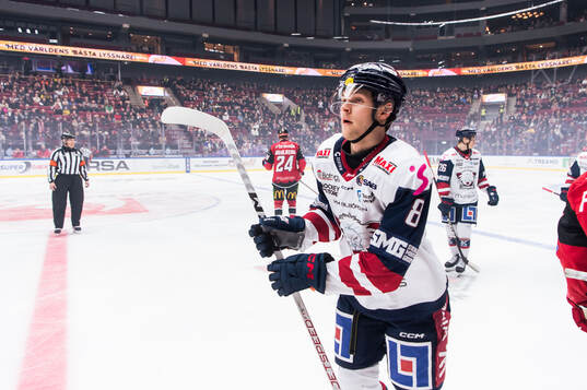 Linköpings Jonathan Myrenberg jublar