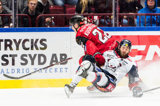 Malmö Redhawks Janne Kuokkanen och Linköpings Anthony