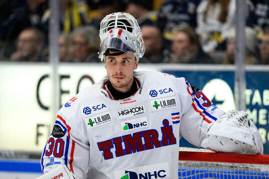 Timrås målvakt Jacob Johansson