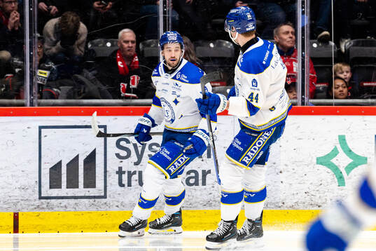 Leksands Max Veronneau jublar