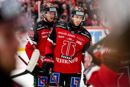 Örebros Linus Arnesson och Robin Norell deppar