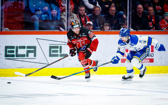 Örebros Mathias Bromé och Leksands Oskar Lang