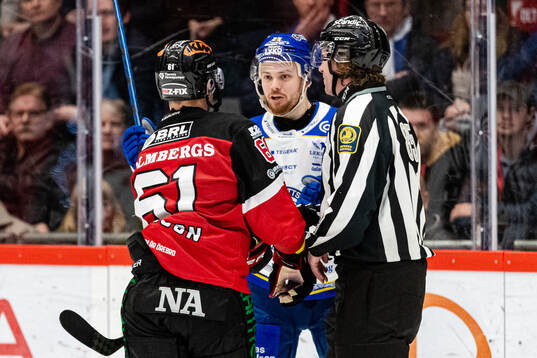 Örebros Ludvig Larsson och Leksands Lucas Elvenes