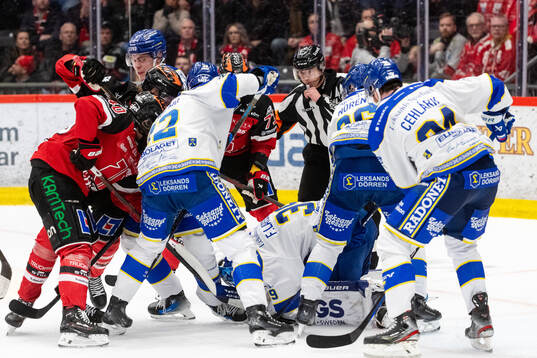 Leksands målvakt Filip Larsson