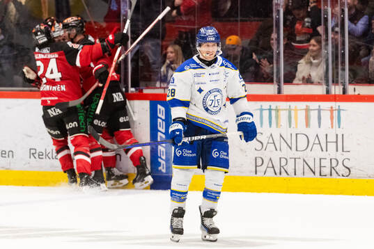 Leksands Justin Glenn Kloos deppar
