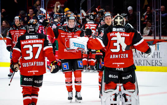 Örebros Gustav Backström, Christopher Mastomäki och