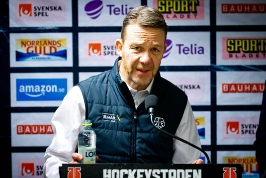 Leksands tränare Charles Berglund