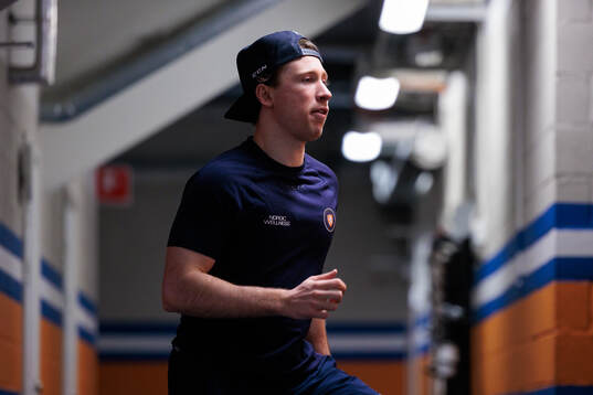 Växjös Dylan McLaughlin värmer upp