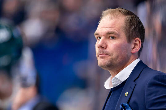 Färjestads tränare Thomas Mitell