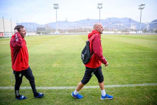 Head coach Peter Gerhardsson and Assistant coach Magnus