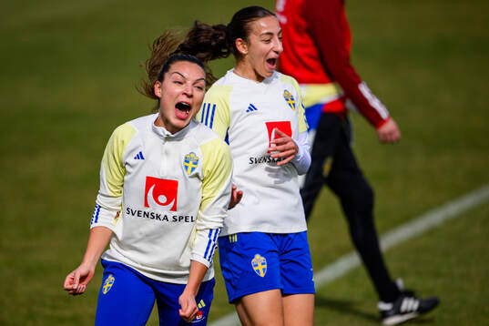 Johanna Rytting Kaneryd and Rusul Rosa Kafaji of the