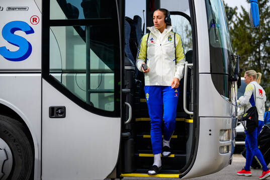 Rusul Rosa Kafaji of the women's national football team of
