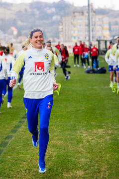Olivia Schough of the women's national football team of
