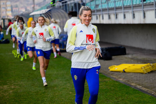 Linda Sembrant of the women's national football team of