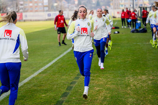 Kosovare Asllani of the women's national football team of