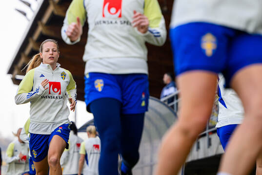 Anna Anvegård of the women's national football team of