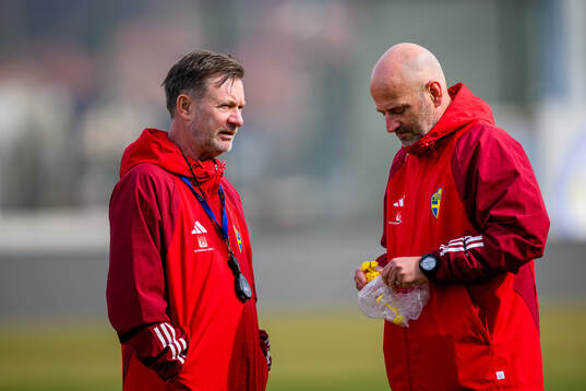 Head coach Peter Gerhardsson and assistant coach Magnus