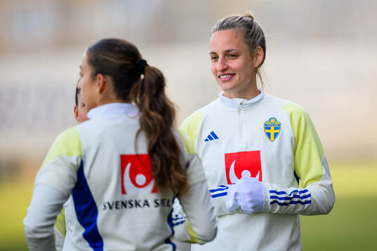Nathalie Björn of the women's national football team of