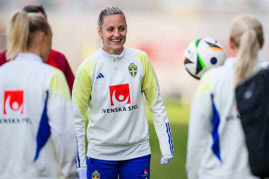 Nathalie Björn of the women's national football team of