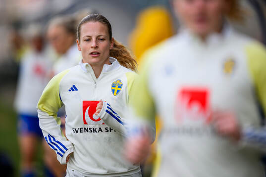 Anna Anvegård of the women's national football team of