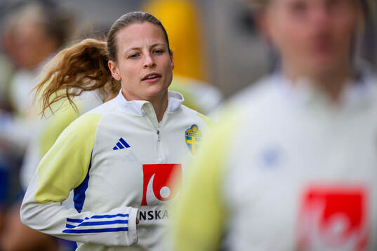 Anna Anvegård of the women's national football team of