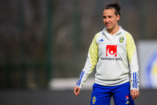Julia Zigiotti Olme of the women's national football team