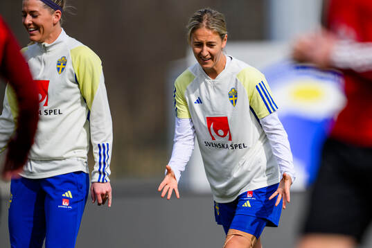Emma Kullberg of the women's national football team of