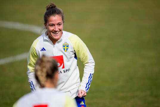 Filippa Angeldahl of the women's national football team of