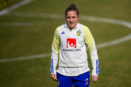 Filippa Angeldahl of the women's national football team of