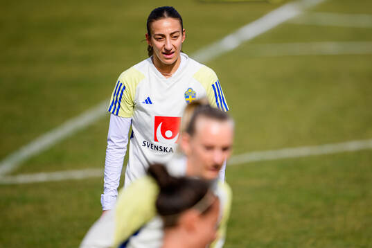 Rusul Rosa Kafaji of the women's national football team of