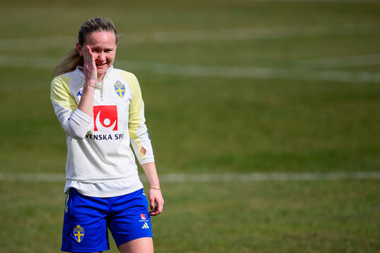 Matilda Vinberg of the women's national football team of
